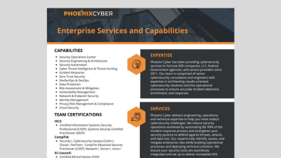 Phoenix Cyber Enterprise Cybersecurity Services