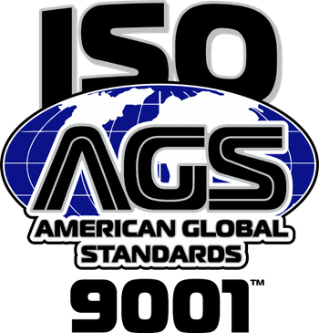 ISO 9001 350x365px ISO 9001 Certified